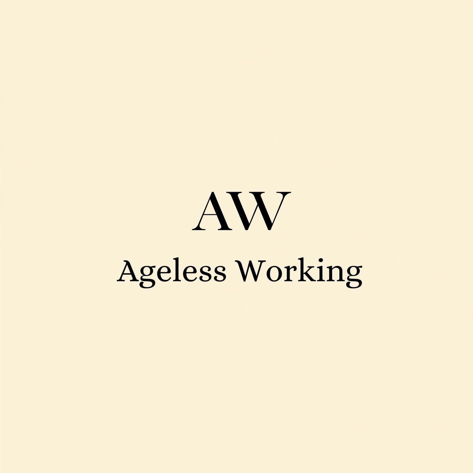 Logo - AW Ageless Working
